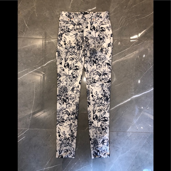 H&M stretch floral denim jegging - Picture 2 of 4